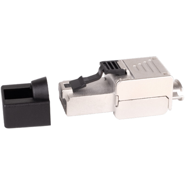 CAE - Plug RJ45 sans outil - CAT6A blindé 360° - faible encombrement - Réf : MMCPSL6AFS
