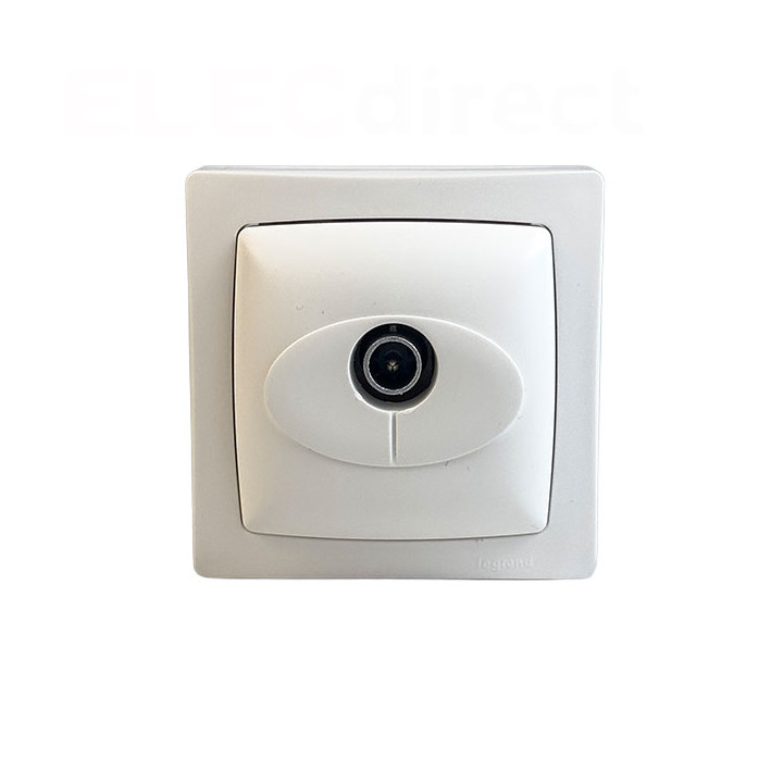 Legrand - Oteo - Prise TV simple - Blanc - Ref : 086040