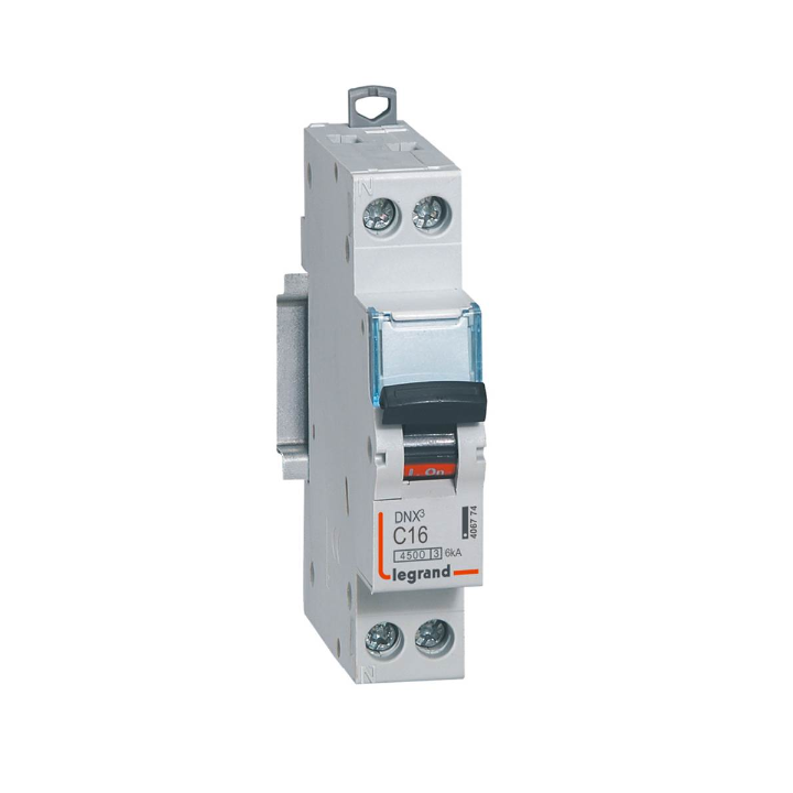 Legrand - LOT de 2 Prises de courant modulaire - 2P+T - 16A - 250V + disjoncteur 16A à vis - Réf. : 004280x2 + 406774