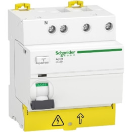 Schneider - Acti9 ilG40 - inter dif tête de groupe - 3P+N - 40A - 30 mA - AC - Réf : A9R67740
