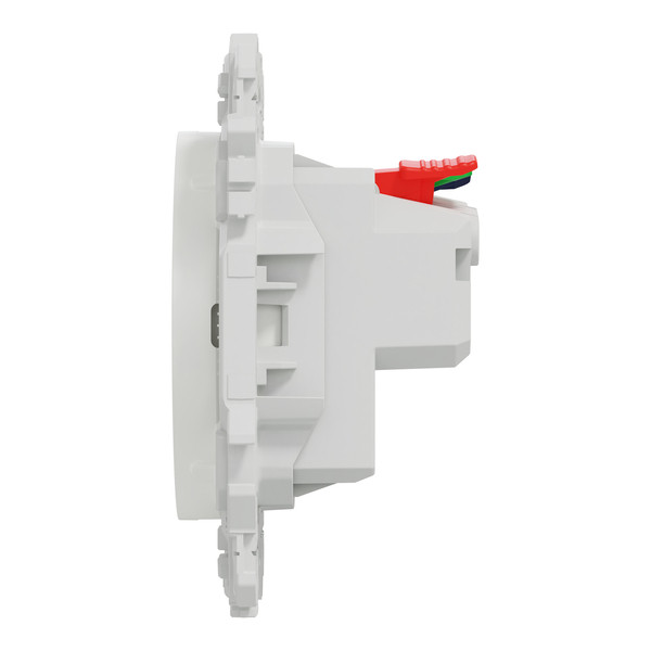 Schneider - Odace 2025 - LOT de 120 Prises de courant 2P+T affleurante - Blanc craie - Réf. : S920052 x 120
