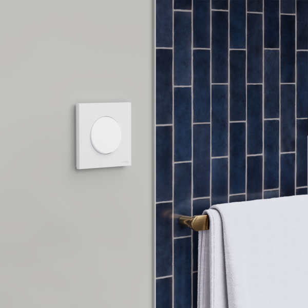 Schneider - Odace 2025 - LOT de 10 Va et Vient ou Poussoir - 10AX - Blanc craie - Réf : S920204 x 10