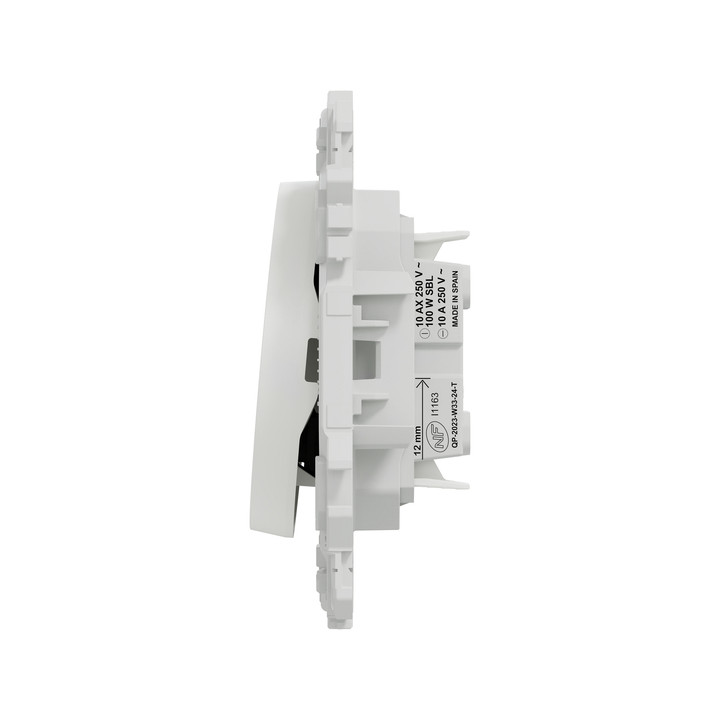 Schneider - Odace 2025 - LOT de 120 Va et Vient ou Poussoir - 10AX - Blanc craie - Réf : S920204 x 120