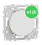 Schneider - Odace 2025 - LOT de 120 Va et Vient ou Poussoir - 10AX - Blanc craie - Réf : S920204 x 120
