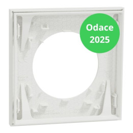 Schneider - Odace 2025 - LOT de 260 Plaques de finition 1 poste - Blanc craie - Réf : S920702 x 260