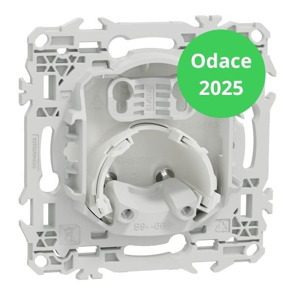 Schneider - Odace 2025 - LOT de 10 Sorties de câble - Serre câble 6 à 12 mm² - Blanc craie - Réf : S920662 x 10