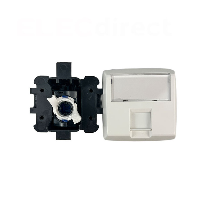 Legrand - Oteo - Prise RJ45 Cat. 6 FTP - Composable - Blanc - Réf : 086147