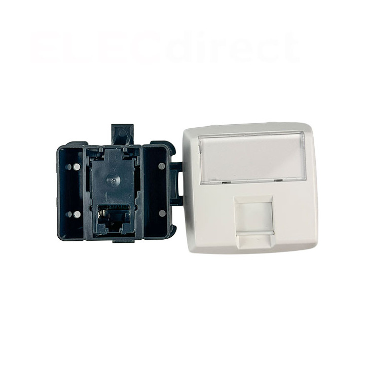 Legrand - Oteo - Prise RJ45 Cat. 6 FTP - Composable - Blanc - Réf : 086147