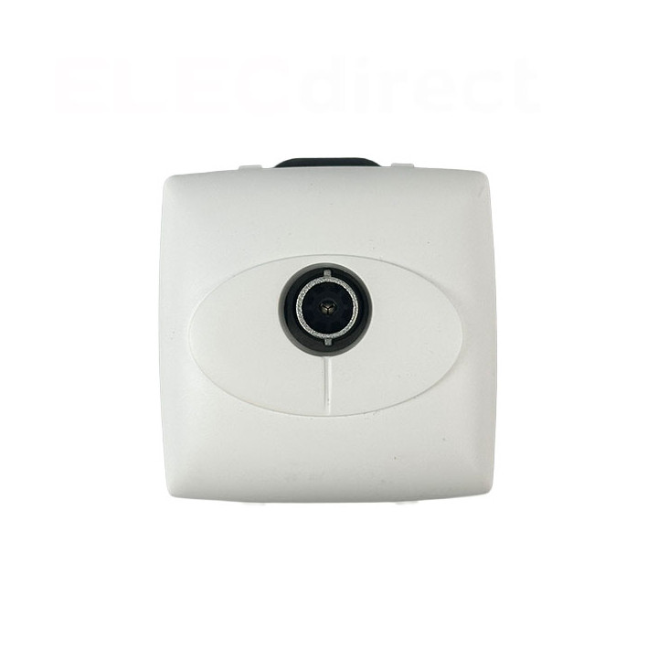 Legrand - Oteo - Prise TV - Composable - Blanc - Ref : 086140