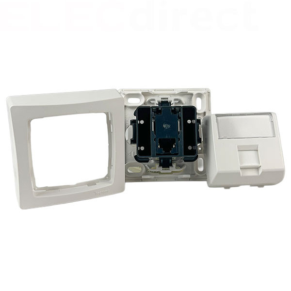 Legrand - Oteo - Prise RJ45 Cat.6 FTP 9 contacts - Blanc - Ref : 086047