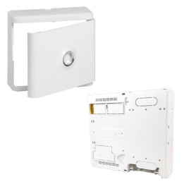 Legrand - Platine pour Disjoncteur branchement + Compteur - DRIVIA 13M + habillage + porte - Réf. : 401185+401182