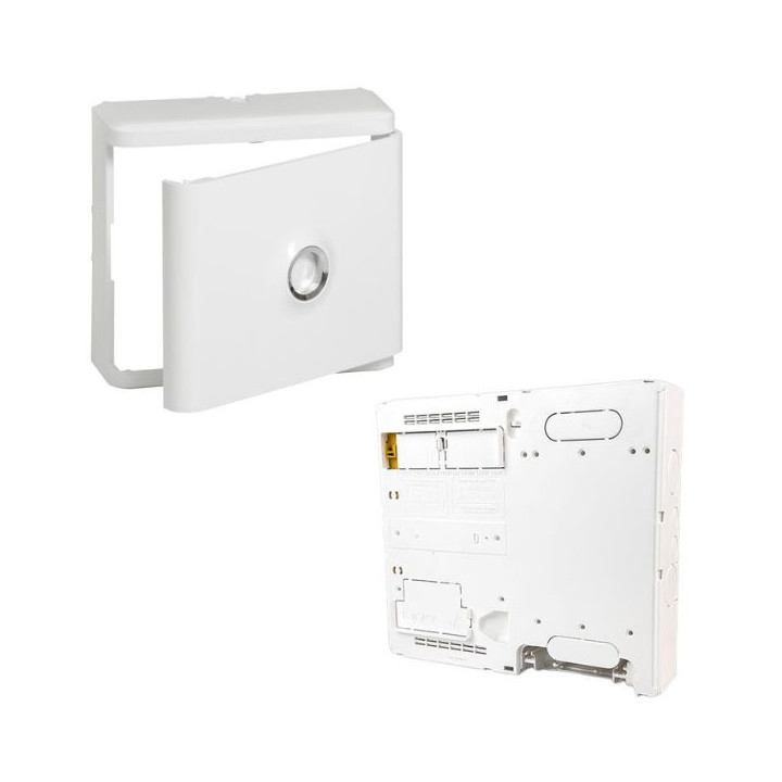 Legrand - Platine pour Disjoncteur branchement + Compteur - DRIVIA 13M + habillage + porte - Réf. : 401185+401182