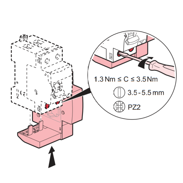 LEGRAND - Interrupteur différentiel - DX3 - 2P - 63A - 30mA - Type AC - Départ Bas à Vis - Réf : 411633