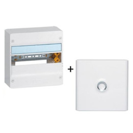Legrand - LOT - Coffret DRIVIA 13 Modules + porte - 401211+401331