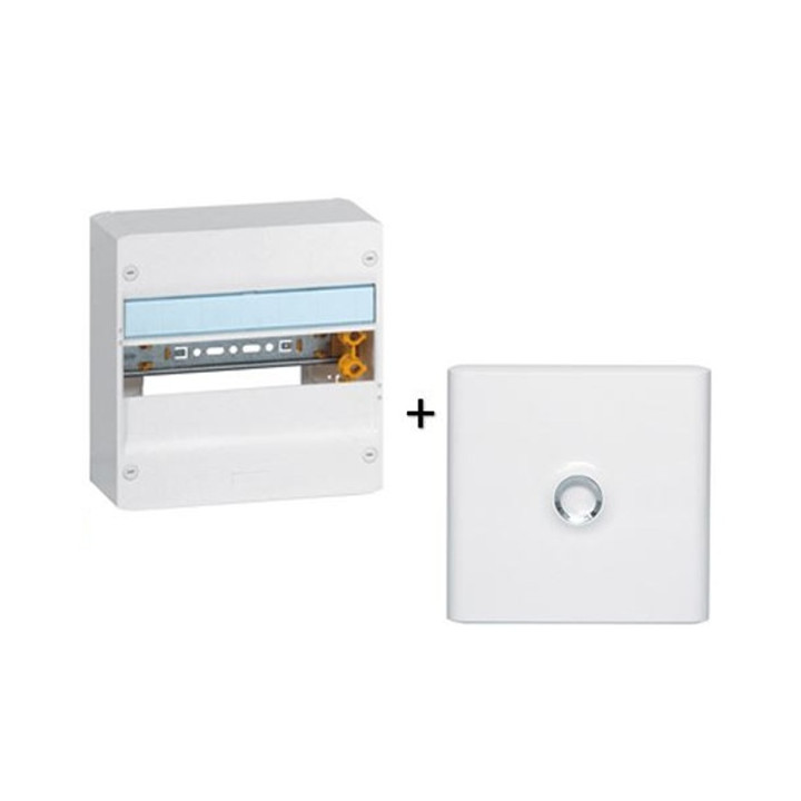 Legrand - LOT - Coffret DRIVIA 13 Modules + porte - 401211+401331