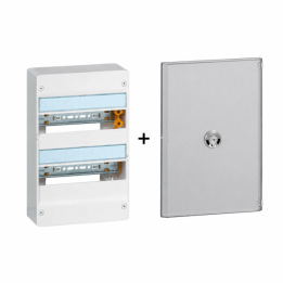Legrand - LOT  - Coffret DRIVIA 26 Modules + porte - 401212+401342