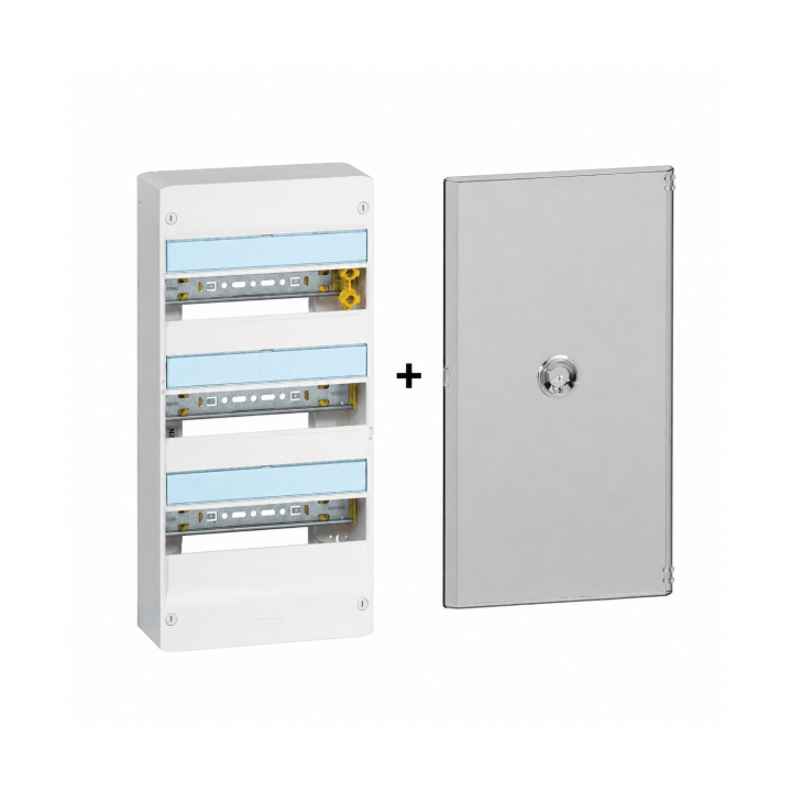 Legrand - LOT - Coffret DRIVIA 39 Modules + porte - 401213+401343