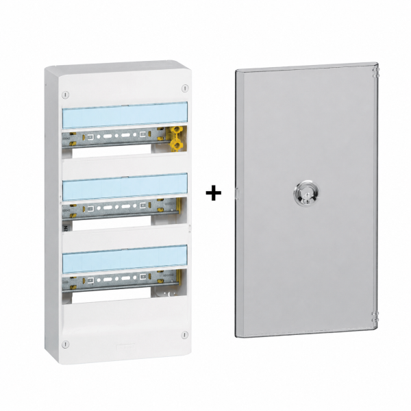Legrand - LOT - Coffret DRIVIA 39 Modules + porte - 401213+401343