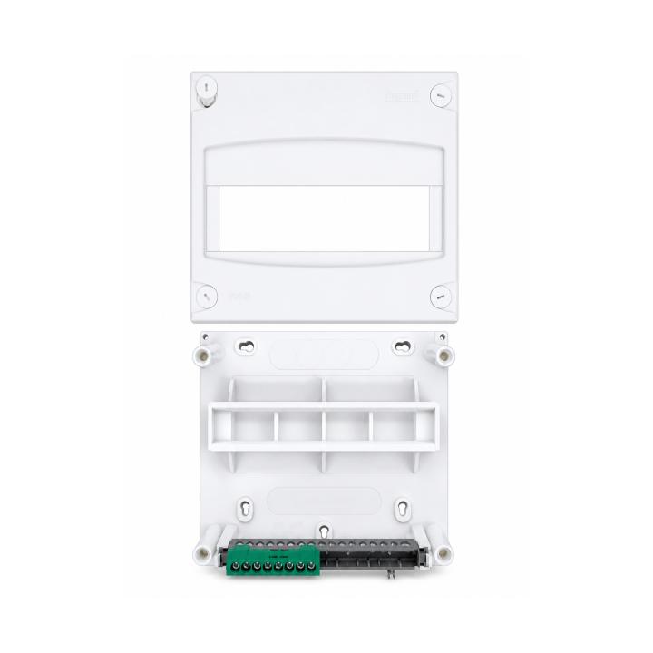 Legrand - Coffret cache-bornes 8 modules - blanc RAL9003 - Réf : 001308