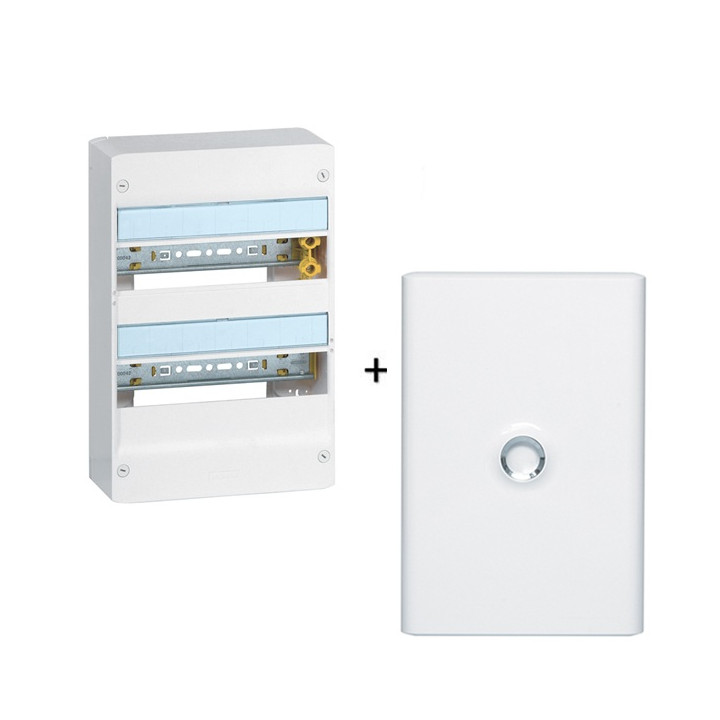 Legrand - LOT  - Coffret DRIVIA 26 Modules + porte - 401212+401332