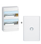 Legrand - Drivia - Coffret 2 rangées - 13 modules + Porte - Ref. : 401212+401332