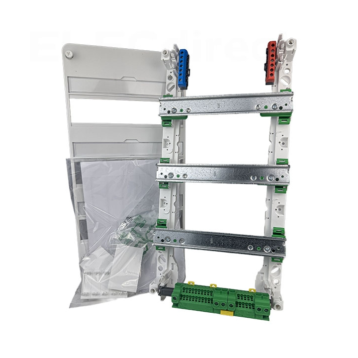 Schneider - Resi9 - LOT - coffret 13M - 3R + bornier 3 phases+Neutre - Réf. : R9H13403+R9H13411P