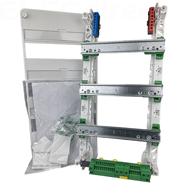 Schneider - Resi9 - LOT - coffret 13M - 3R + bornier 3 phases+Neutre - Réf. : R9H13403+R9H13411P