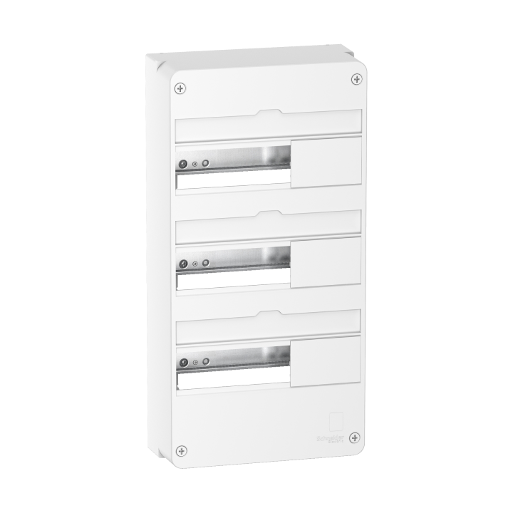 Schneider - Resi9 - coffret 13M à VIS - 3R + différentiel type A et 2 AC + peignes H. et V