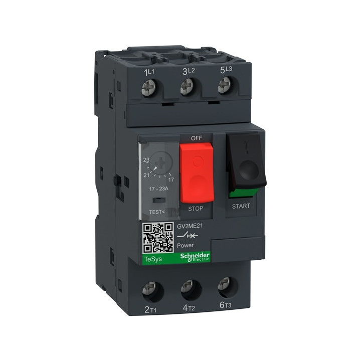 Schneider - Disjoncteur moteur 17A-23A - Réf : GV2ME21