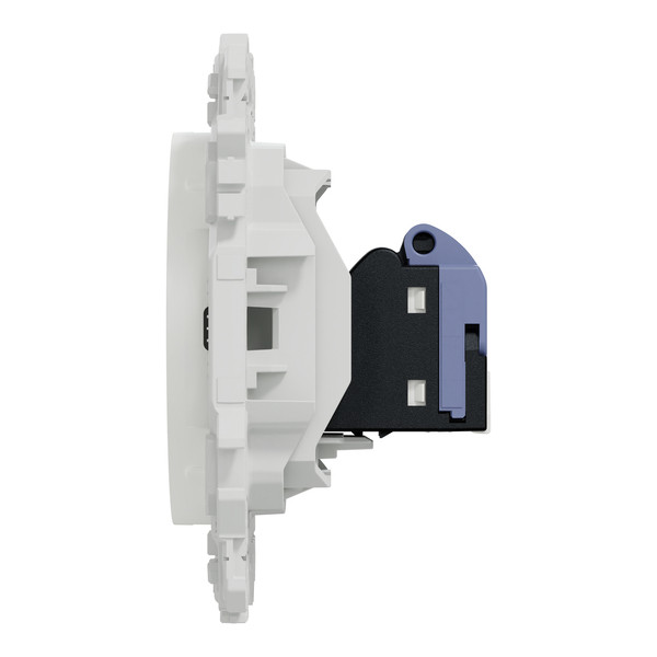 Schneider - Odace 2025 - LOT de 10 Prises RJ45 - Cat6 UTP grade 1 à 2 - Blanc craie - Réf : S920475 x 10