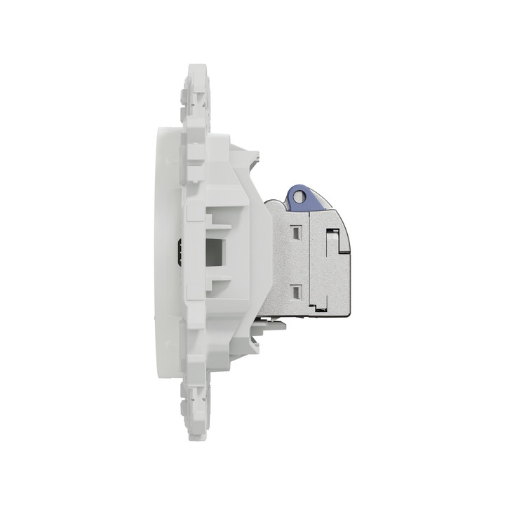 Schneider - Odace 2025 - LOT de 10 Prises RJ45 - Cat6 STP grade 2TV min à grade 3TV - Blanc craie - Réf : S920476 x 10