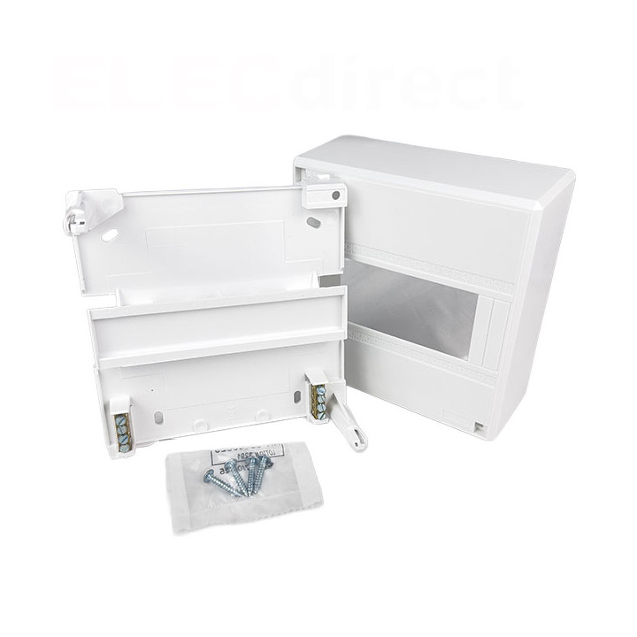Schneider - Mini Coffret Opale - 8 Modules - Blanc - Réf : 13398
