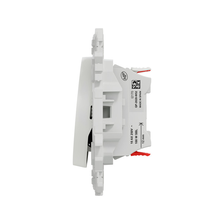 Schneider - Odace 2025 - LOT de 10 Permutateurs - Bornes automatiques - 10AX - Blanc craie - Réf : S920205 x 10