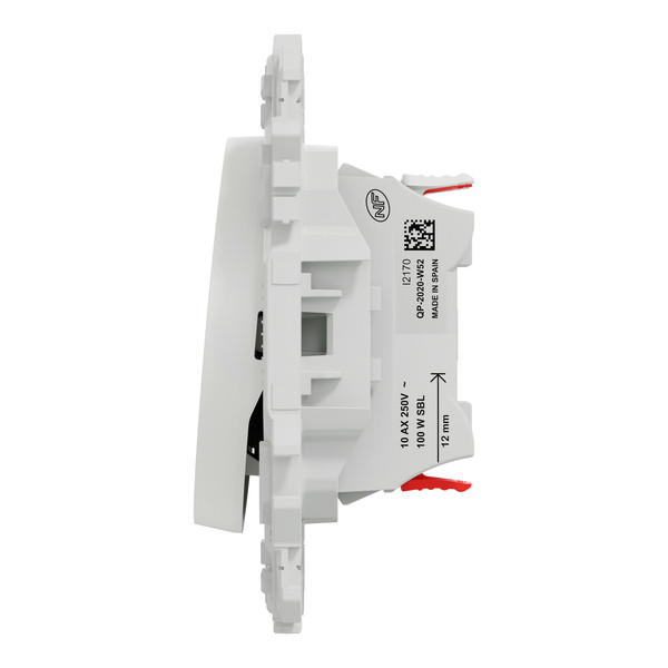 Schneider - Odace 2025 - LOT de 10 Permutateurs - Bornes automatiques - 10AX - Blanc craie - Réf : S920205 x 10