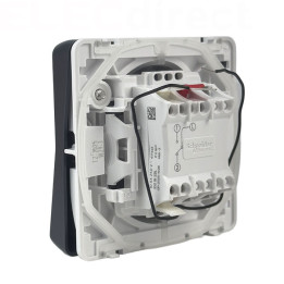 Schneider - Mureva Styl - Va et vient lumineux - Composable - IP55/IK08 - Connexion auto - Gris - Ref : MUR35025