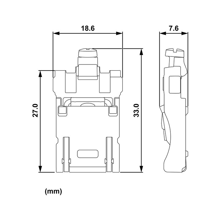 Schneider - Odace 2025 - LOT de 2 Sachets de 20 griffes courtes - Boîtes 30/40 mm - Réf : S989690 x 2