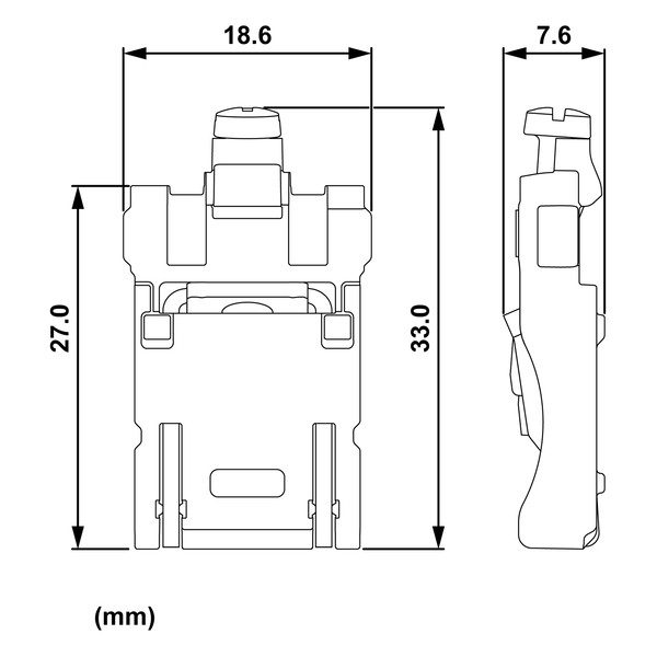 Schneider - Odace 2025 - LOT de 2 Sachets de 20 griffes courtes - Boîtes 30/40 mm - Réf : S989690 x 2