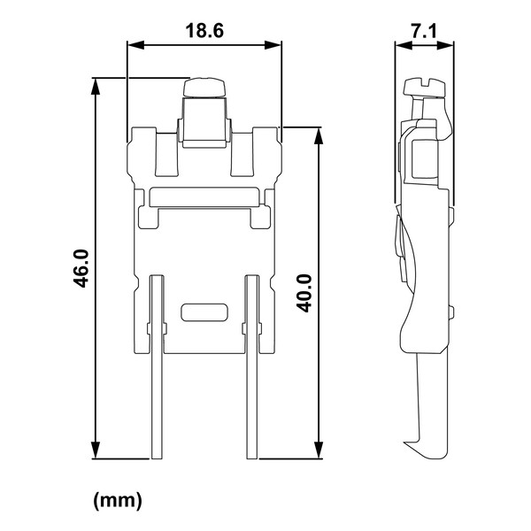 Schneider - Odace 2025 - LOT de 2 Sachets de 20 griffes longues - Boîtes 50/60 mm - Réf : S989691 x 2