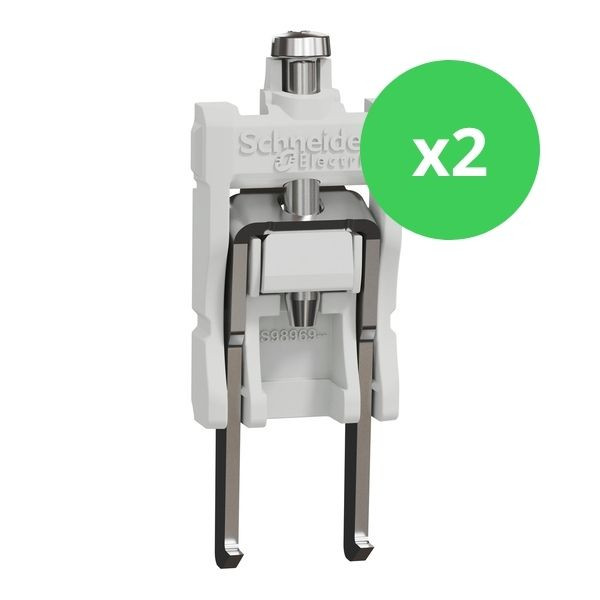 Schneider - Odace 2025 - LOT de 2 Sachets de 20 griffes longues - Boîtes 50/60 mm - Réf : S989691 x 2