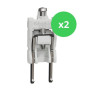 Schneider - Odace 2025 - LOT de 2 Sachets de 20 griffes longues - Boîtes 50/60 mm - Réf : S989691 x 2