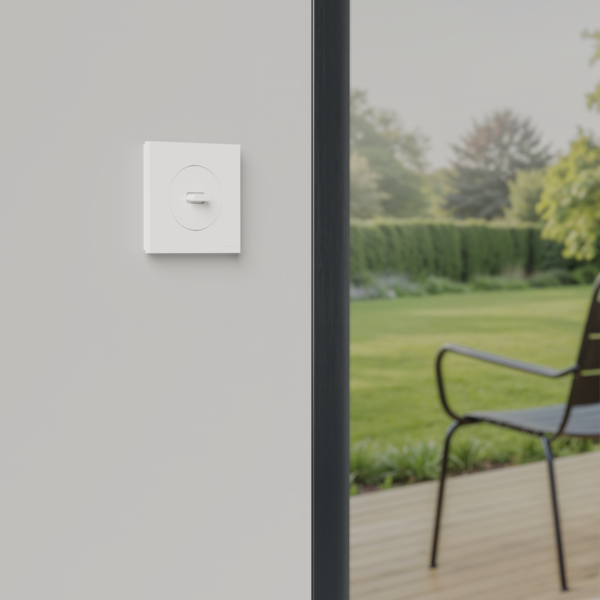 Schneider - Odace 2025 - LOT de 10 Interrupteurs ou poussoir 3 positions à levier - Blanc craie - Réf : S920208 x 10