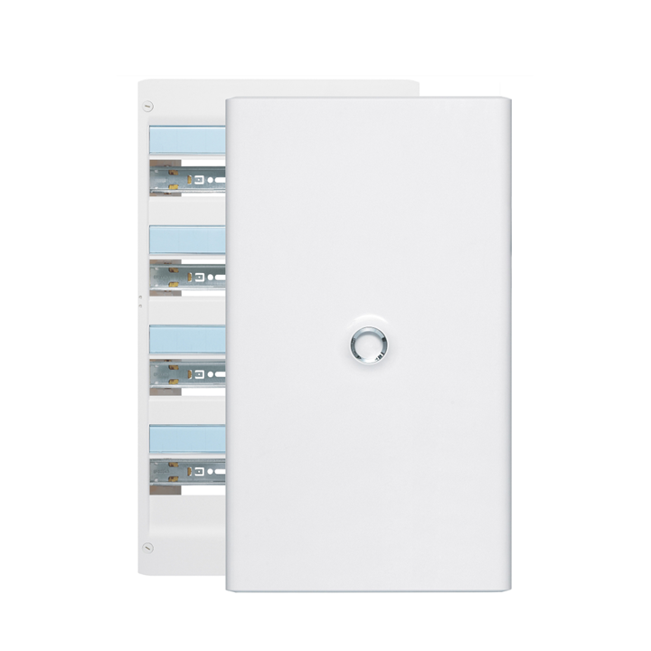 Legrand - Drivia - Coffret 4 rangées - 18 modules + Porte- Ref. : 401224+401234