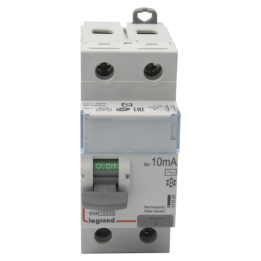 LEGRAND - Interrupteur différentiel - DX3 - 2P - 16A - 10mA - Type AC - Départ Bas à Vis - Réf : 411500