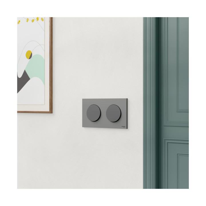 Schneider - Odace 2025 - LOT de 120 Va et Vient ou Poussoir - 10AX - Noir onyx - Réf : S940204 x 120