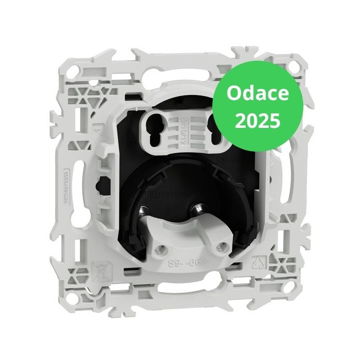 Schneider - Odace 2025 - LOT de 10 Sorties de câble - Serre câble 6 à 12 mm² - Noir onyx - Réf : S940662 x 10