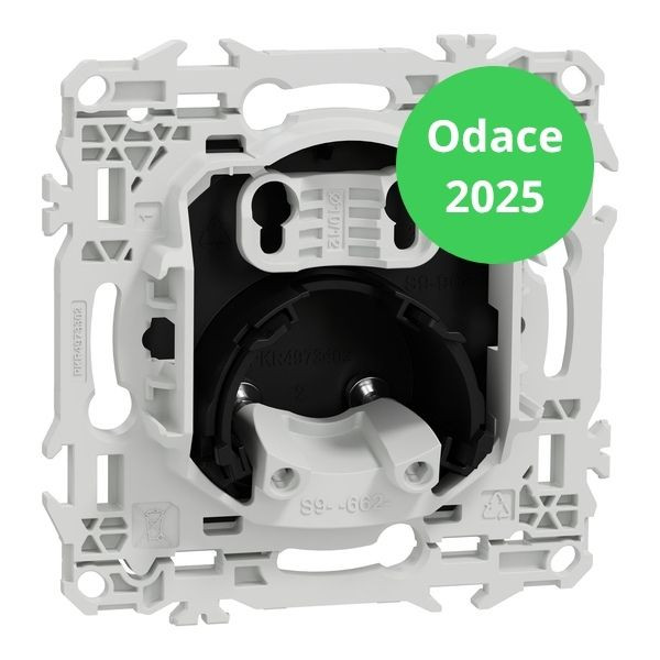Schneider - Odace 2025 - LOT de 10 Sorties de câble - Serre câble 6 à 12 mm² - Noir onyx - Réf : S940662 x 10