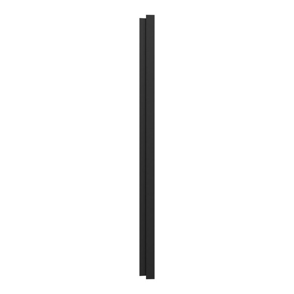 Schneider - Odace 2025 - LOT de 5 Plaques de finition 3 postes entraxe spécifique 57mm - Noir onyx - Réf : S940716 x 5