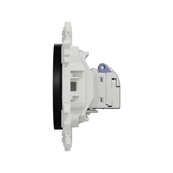 Schneider - Odace 2025 - LOT de 10 Prises RJ45 - Cat6 STP grade 2TV min à grade 3TV - Noir onyx - Réf : S940476 x 10