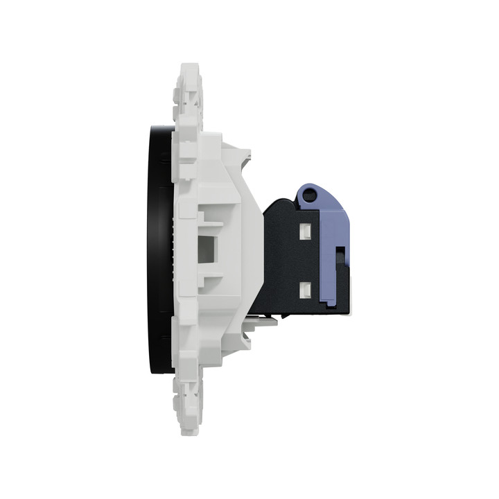 Schneider - Odace 2025 - LOT de 10 Prises RJ45 - Cat6 UTP grade 1 à 2 - Noir onyx - Réf : S940475 x 10