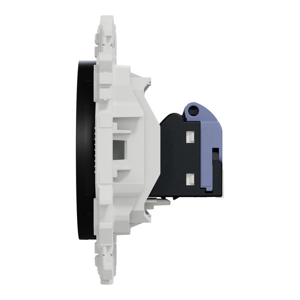 Schneider - Odace 2025 - LOT de 10 Prises RJ45 - Cat6 UTP grade 1 à 2 - Noir onyx - Réf : S940475 x 10